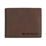 Tom Tailor Acc Ron, Portefeuille (Format Jeans) Homme, Marron (Brown), 10.5x8.5x1.5 cm (B x H x T)