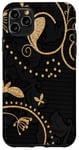 Coque pour iPhone 11 Pro Max Design noir et doré