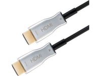 Goobay-Kabel Høyhastighets Optisk Hybrid Hdmi-Kabel Med Ethernet (Aoc) - Kabellengde 50M