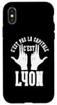 Coque pour iPhone X/XS Ville Française Résident France - Citoyen Lyon