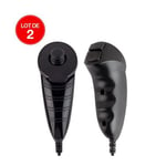 2 X Manettes Nunchuk Wii/WiiU noire