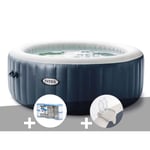 Spa gonflable - INTEX - PureSpa Blue Navy - 6 places - 170 diffuseurs à bulles