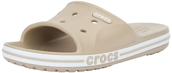 Crocs Unisex Bayaband Slide Slide Sandal, Cobblestone, 10 UK Men/ 11 UK Women