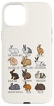 iPhone 15 Plus Type of Rabbits Breeds Collection, Cute Bunny, Rabbit Lovers Case