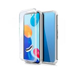 Coque Cool Silicone 3D pour Xiaomi Redmi Note 11 / Note 11S Transparent Avant + Arrière