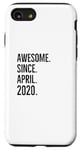 iPhone SE (2020) / 7 / 8 Awesome Since April 2020 Age Birthday Idea Case