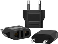 Unidapt Adaptateur prise France vers Anglaise, Adaptateur de Voyage UK avec  3 USB et 1 Type