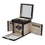 Wolf Palermo Watch Winder 1 ur Sort Læder 213702 - Unisex - Leather