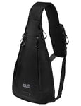 Jack Wolfskin Delta Bag Air Slingbag Mixte, Noir, Taille Unique