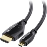 Cable Micro Hdmi Vers Hdmi À Haute Vitesse Hdmi (Cable Micro Hdmi Hdmi), Résolution 4K Prête- 3M[CAB130476]