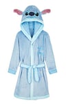 Disney Robe De Chambre Enfant Stitch, Peignoir En Polaire Douce, Idée De Cadeau Original Pour Garçon ou Fille (Bleu, 13-14 ans)