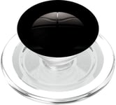 Ballon de basket simple noir et blanc PopSockets PopGrip pour MagSafe