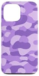 Coque pour iPhone 13 Pro Max Violet Camouflage Branché Chasse Camouflage Mignon y2k