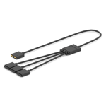 1 till 3 RGB Splitter ARGB 5V 3Pin förlängningskabeladapter 30cmLED-belysning för PC Strip Sync-kabel