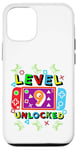 Coque pour iPhone 12/12 Pro Jeu vidéo Birthday Gamer 1Years Level Up Birthday Boy