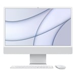 iMac 24" M1 2021 (Apple M1 8-Core, 8 GB RAM, 512 GB SSD, 8-Core) Silver | Nyskick