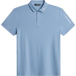 J.Lindeberg Tour Tech Golf Polo T-skjorte Herre - Blå - str. 2XL