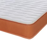 eXtreme comfort ltd The Cooltouch Essentials Orange 18cms Deep Hybrid Spring & Memory Foam Value Mattress from, 4ft6 Double (4ft6 x 6ft3, 135cm x 190cm)