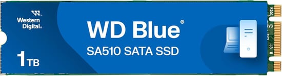 Blue SA510 SSD 1 To, Disque SSD interne, Vitesee de lecture jusqu'à 560 Mo/s, 2.5"" SATA SSD, Comprend Acronis True Image pour WD, Clonage de disque et migration.