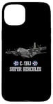 Coque pour iPhone 15 Plus Avion de transport militaire américain C-130J