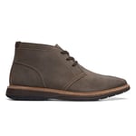 Clarks Homme Chantry Mid Bottes Chukka, Gris, 40 EU