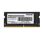 Patriot Memory Série Signature SODIMM Module de mémoire DDR4 3200 MHz PC4-25600 16Go (1x16Go) C22 - PSD416G32002S