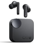 CMF by Nothing Buds Wirelesss earphones with 42 dB ANC, Transparency mode, Ultra Bass Technology 2.0, HD Audio by DIRAC, IP54 Dust and Water resistance and Dual-device connection - Dark Grey