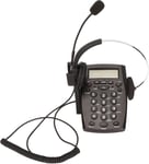 Call Center Dialpad Headset Téléphone, Téléphone Filaire Avec Casque Dialpad Annulation De Bruit Fsk Dtmf Identification De L'Appelant, Casques Téléphoniques Pour Centre D'Appel À Domicile Bureau