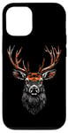 Coque pour iPhone 12/12 Pro Bois de Cerf Chasse Chevreuil Cerf Rouge Bois de Cerf