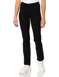 Lee Women's Marion Straight Jeans, Black Rinse, 27W x 31L