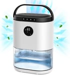 CONOPU Dehumidifier, 2300ML Dehumidifiers for Home 500 Sq.ft, Dual & LED Lights,