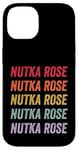 Coque pour iPhone 14 Rose Nutka