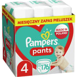 Engangsbleer Pampers 4 (176 Enheder)