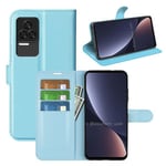 Xiaomi Poco F4      Pu Wallet Case    [Lightblue]