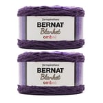 Bernat Lot de 2 pelotes de fil chenille épais de 300 g - Polyester - 6 super volumineux - 200 m - Pour tricot, crochet et loisirs créatifs