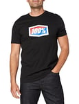 100% Official T-Shirt Homme, Noir, FR : LG (Taille Fabricant : L)