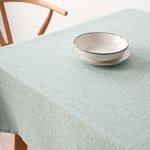 BELUM Nappe Anti-Taches Jacquard Taille 300 x 155 cm - Nappe Anti-Taches Toucher Extra Douce Couleur Turquoise - Nappe Tissu 70% Coton - 30% Polyester - Modèle 000-068