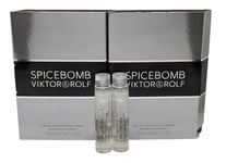 2x Viktor & Rolf SPICEBOMB Eau De Toilette (2x 1.2ml Sample Spray)  Mens EDT