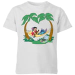 Disney Lilo And Stitch Play Some Music Kids' T-Shirt - Grey - 7-8 ans