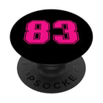 Numéro #83 Numéro universitaire de sport PopSockets PopGrip Interchangeable