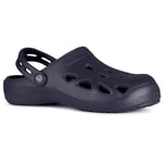 Trespass Charter Unisex Slip-On Sandals, Lightweight with Hinged Strap, Navy, EU 41, navy, 9 UK