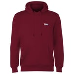 Back To The Future Hoodie - Burgundy - L - Burgundy