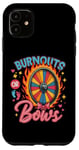 Coque pour iPhone 11 Burnouts or Bows Gender Reveal Party Baby Announcement