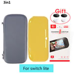 Rangement Pour Nintendo Switch Lite,Mini,Étui De Protection,4 Couleurs Ou 4 Ensembles - Type Gray-Yellow Case