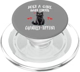 Just A Girl Who Loves Chantilly-Tiffany Cats PopSockets PopGrip for MagSafe