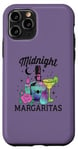 Coque pour iPhone 11 Pro Midnight Margaritas Halloween Pastel Goth Witchy Occult Pink