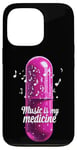 Coque pour iPhone 13 Pro Music is my Medicine for Music Lovers for a Music Lover