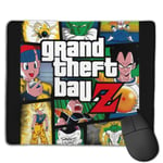 Grand Theft Ball Z Grand Theft Auto Dragon Ball Z Customized Designs Non-Slip Rubber Base Gaming Mouse Pads for Mac,22cm×18cm， Pc, Computers. Ideal for Working Or Game