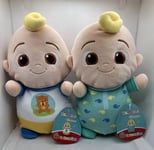 JJ Cocomelon Squishmallow 10" Plush Soft Toy Hug Mees Baby Pair Pyjamas NEW UK