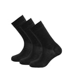 Devold Daily Merino Light Ullsokker 3pk Black, 41-46